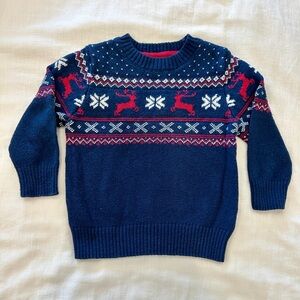 Holiday Christmas Reindeer Sweater - H&M Kid size 2-4Y (4T)